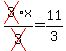 cross%283%29x%2Fcross%283%29=11%2F3