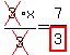 cross%283%29x%2Fcross%283%29+=+7%2Fhighlight%283%29