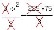 cross%283%29x%5E2%2Fcross%283%29=cross%28225%2975%2Fcross%283%29