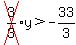 cross%283%2F3%29y%3E-33%2F3