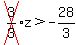 cross%283%2F3%29z%3E-28%2F3