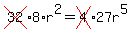 cross%2832%298%2Ar%5E2=cross%284%2927r%5E5
