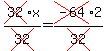 cross%2832%29x%2Fcross%2832%29=cross%28-64%292%2Fcross%2832%29