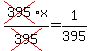 cross%28395%29x%2Fcross%28395%29=1%2F395