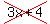 cross%283x+%2B+4%29