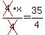 cross%284%29x%2Fcross%284%29=35%2F4