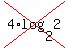 cross%284%2Alog%282%2C2%29%29