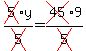 cross%285%29y%2Fcross%285%29=cross%2845%299%2Fcross%285%29