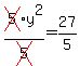 cross%285%29y%5E2%2Fcross%285%29=27%2F5