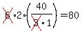 cross%286%292%2A%2840%2Fcross%283%291%29=80