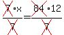cross%287%29x%2Fcross%287%29=cross%2884%2912%2Fcross%287%29