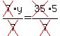 cross%287%29y%2Fcross%287%29=cross%2835%295%2Fcross%287%29