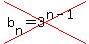 cross%28b%5Bn%5D=3%5E%28n-1%29%29