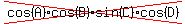 cross%28cos%28A%29cos%28B%29sin%28C%29cos%28D%29%29
