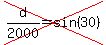 cross%28d%2F2000=sin%2830%29%29