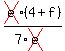 cross%28e%29%284%2Bf%29%2F%287%2Across%28e%29%29