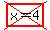 cross%28highlight%28x=4%29%29