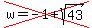 cross%28w=-1%2Bsqrt%2843%29%29