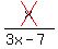 cross%28x%29%2F%283x+-+7%29