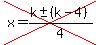 cross%28x=%28k%2B-+%28k-4%29%29%2F4%29