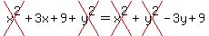 cross%28x%5E2%29%2B3x%2B9%2Bcross%28y%5E2%29=cross%28x%5E2%29%2Bcross%28y%5E2%29-3y%2B9