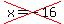 cross%28x+=+-16%29