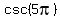 csc%285pi%29