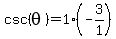 csc%28theta%29=1%2A%28-3%2F1%29