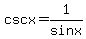 cscx+=+1%2Fsinx