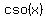cso%28x%29