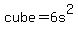 cube+=6s%5E2