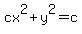 cx%5E2%2By%5E2=c