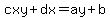 cxy%2Bdx+=+ay%2Bb