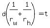 d%281%2Fr%5Bw%5D%2B1%2Fr%5Bh%5D%29=t