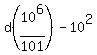 d%2810%5E6%2F101%29-10%5E2