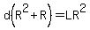 d%28R%5E2%2BR%29=LR%5E2