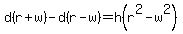 d%28r%2Bw%29-d%28r-w%29=h%28r%5E2-w%5E2%29