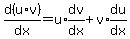d%28u%2Av%29%2Fdx=u%2Aexpr%28dv%2Fdx%29%2Bv%2Aexpr%28du%2Fdx%29