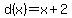 d%28x%29=+x%2B2
