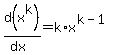 d%28x%5Ek%29%2F%28dx%29=k%2Ax%5E%28k-1%29