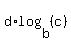 d%2Alog+%28b%2C++%28c%29%29