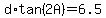 d%2Atan%282A%29=6.5