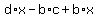 d%2Ax+-+b%2Ac+%2B+b%2Ax+