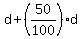 d%2B%2850%2F100%29d