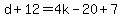 d%2B12=4k-20%2B7