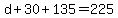 d%2B30%2B135=225
