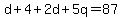 d%2B4%2B2d%2B5q=87