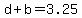 d%2Bb=3.25