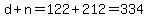 d%2Bn=+122%2B212=334