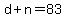 d%2Bn=83